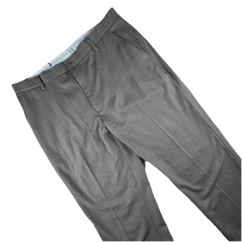 Footjoy Performance Golf Pants Mens 38x32 Gray Stretch Wicking Sports Athletic